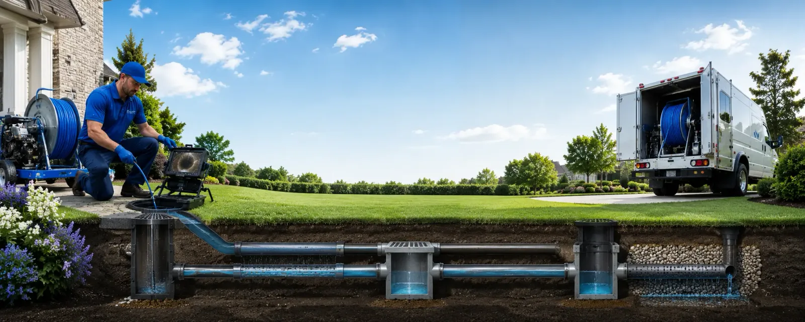 Outdoor drain cleaning information for Blacklick, OH