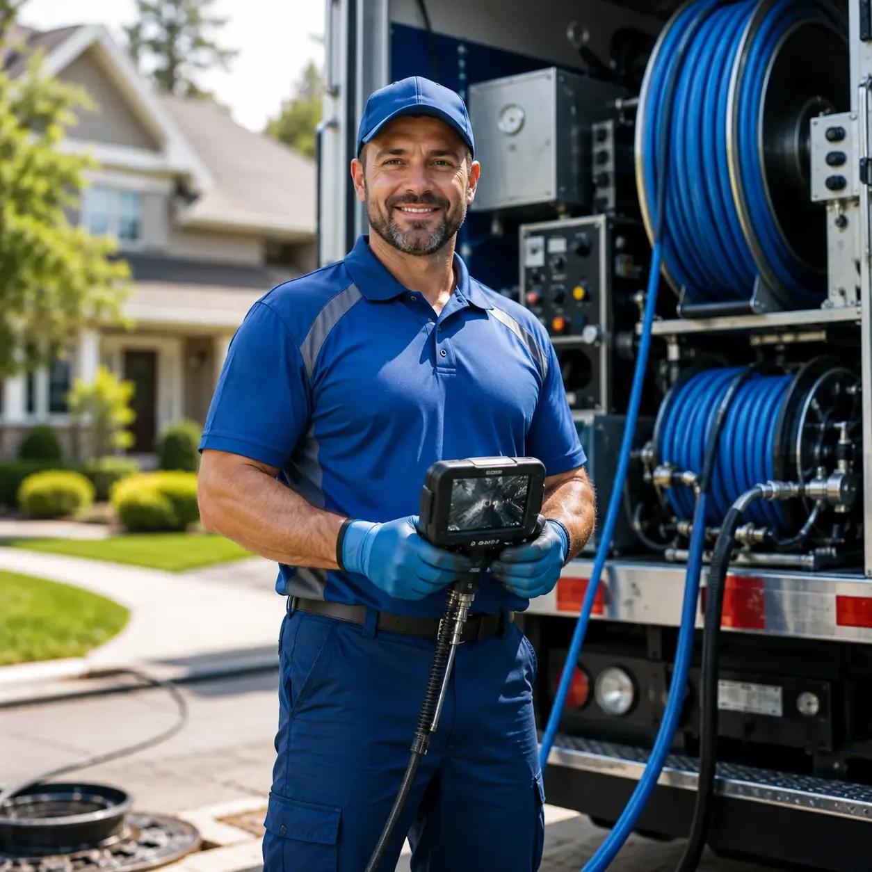 Local outdoor drain cleaning specialists in Blacklick, OH